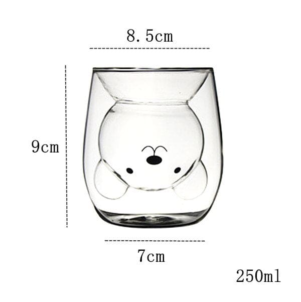 Tazza Con Orso Doppia Parete