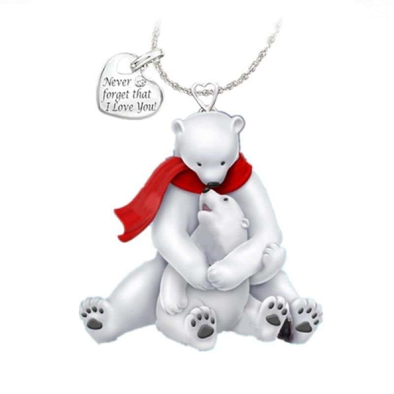 Collana Con Orso Famiglia