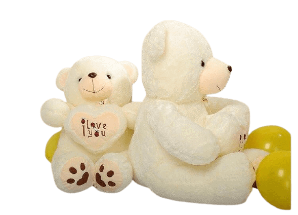 Orsacchiotto Di Peluche Gigante Gigante Amore Bianco