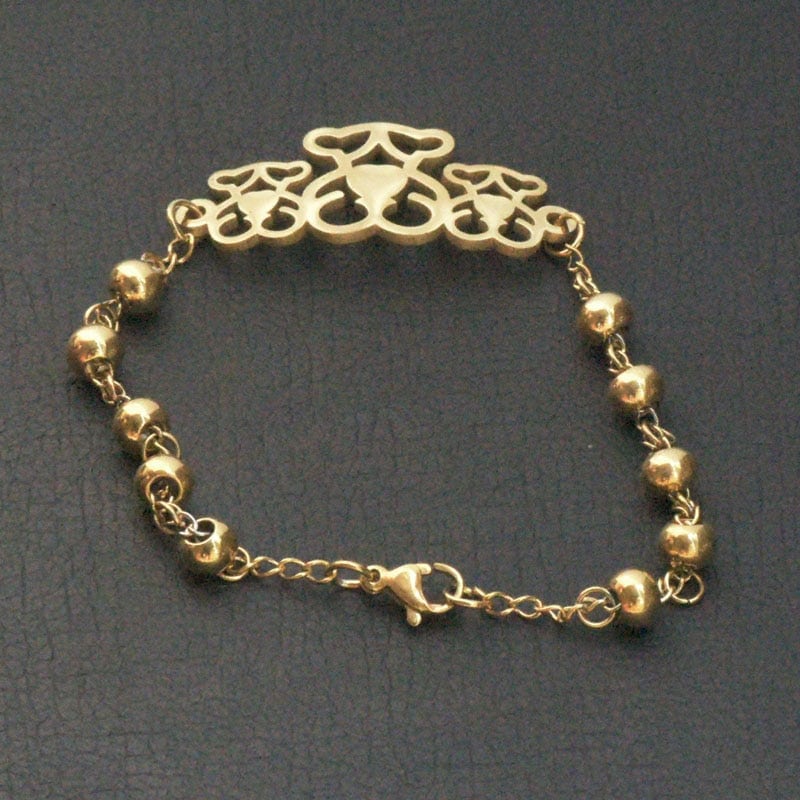 Bracciale Con Orsetto Famiglia