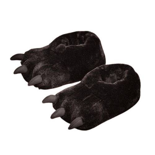 Pantofole Zampa Orso Nero