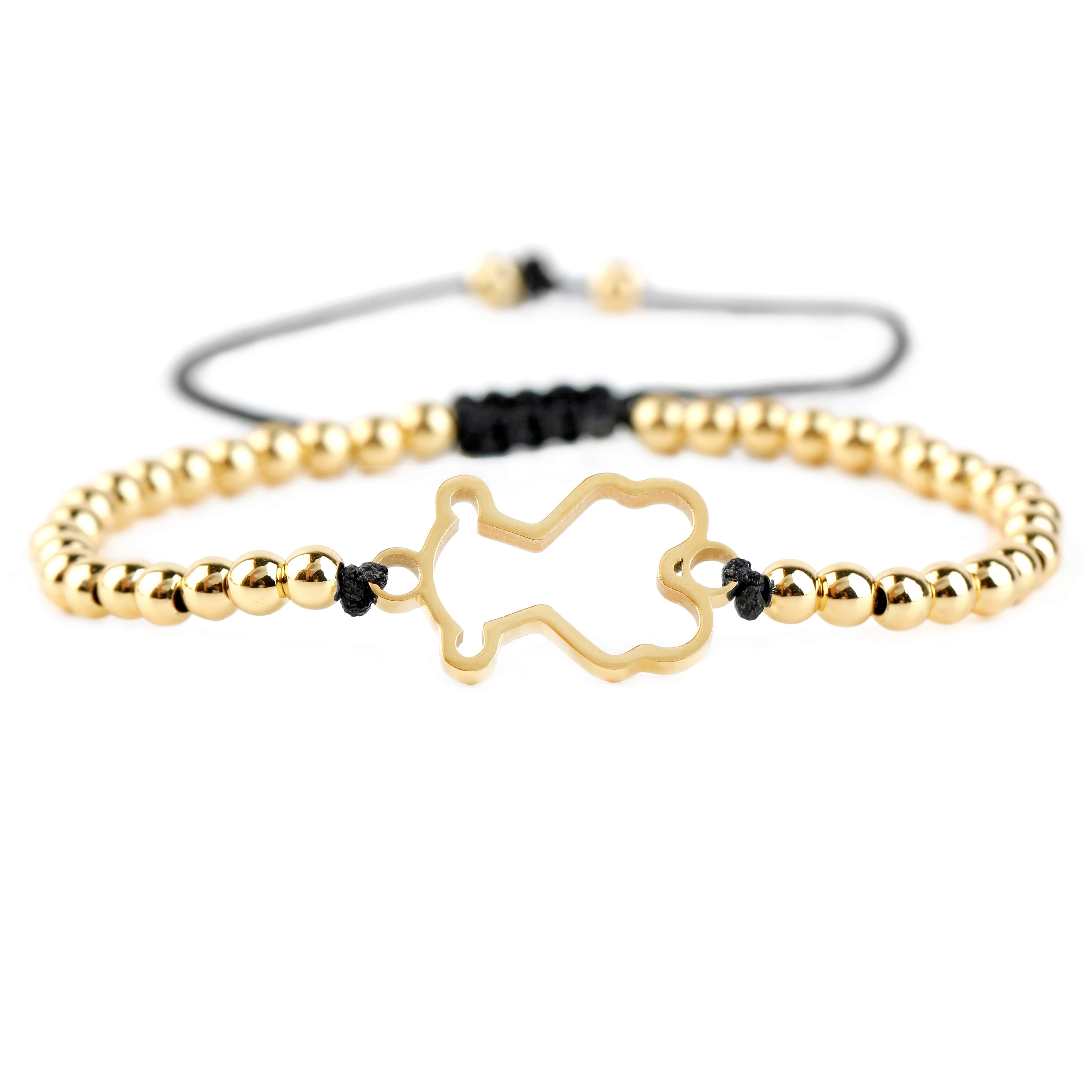 Bracciale Con Orsetto Corda
