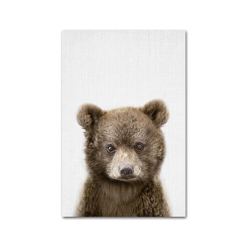 Quadro Orsetto Su Tela