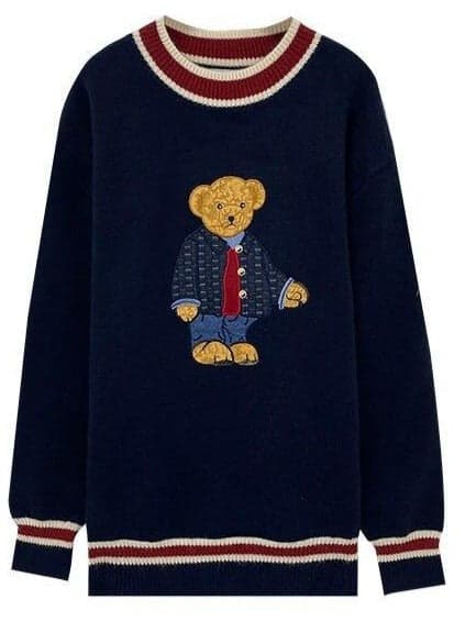 Maglione Con Orso Donna