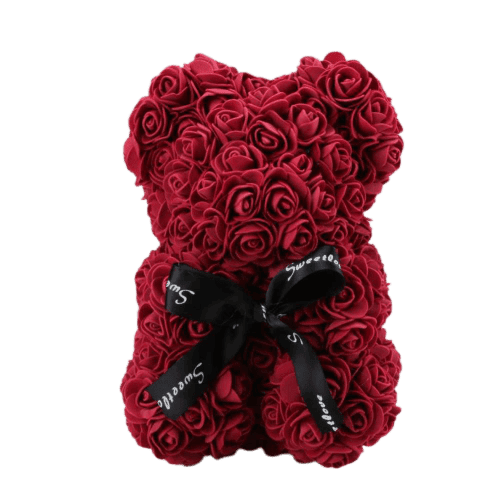 Orsacchiotto San Valentino Rose Eterne Di Colore Rosso