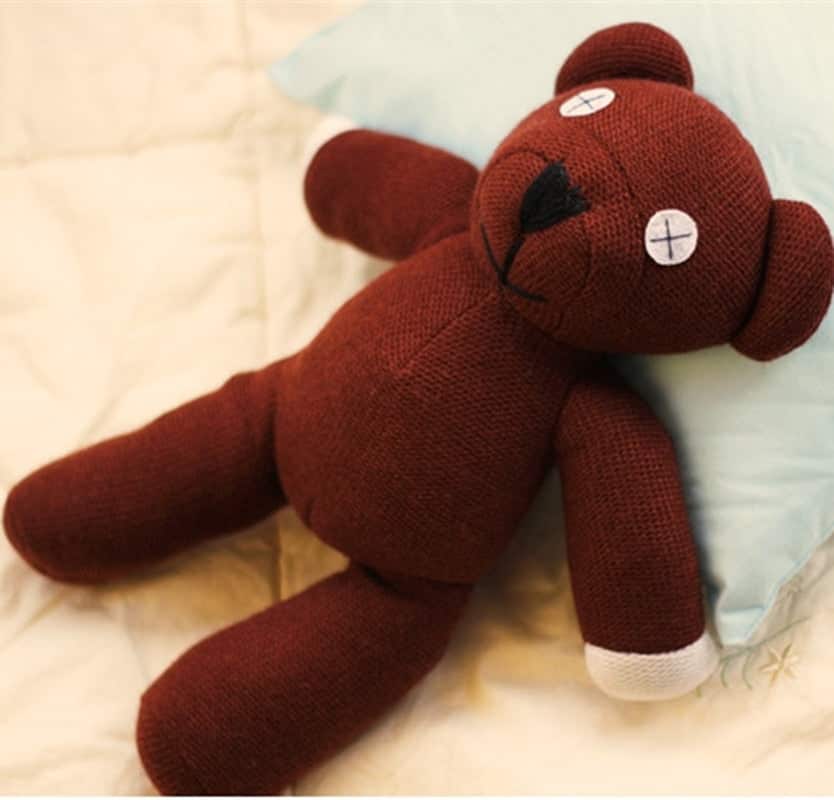 Orsetto Peluche Piccolo (23 Cm) O Medio (35 Cm) "Mr Bean Orso"