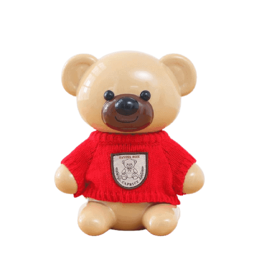 Orsetto Salvadanaio Bambini Con Maglione