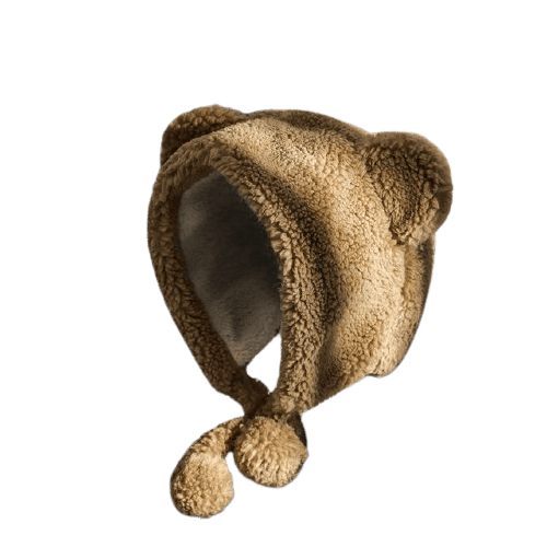Cappello Animali Orso Marrone